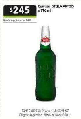 Jumbo Cerveza Stella Artois oferta