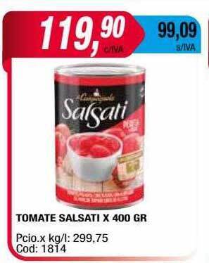 Maxiconsumo Tomate Salsati oferta