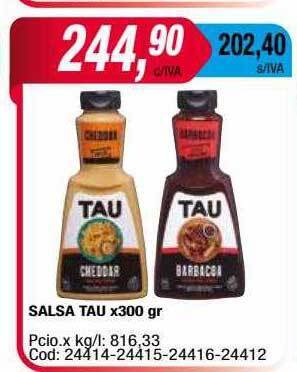 Maxiconsumo Salsa Tau oferta