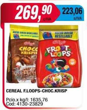 Maxiconsumo Cereal F.loops-choc.krisp oferta