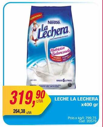 Maxiconsumo Leche La Lechera oferta