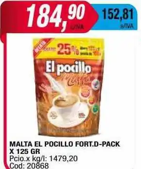 Maxiconsumo Malta El Pocillo Fort.d-pack oferta