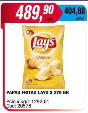 Maxiconsumo Papas Fritas Lays oferta