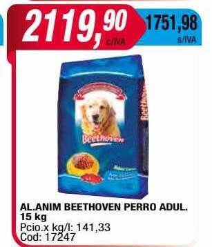 Maxiconsumo Al.anim Beethoven Perro Adul oferta