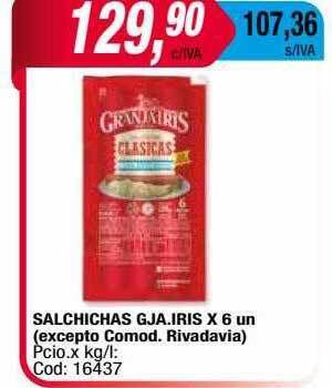 Maxiconsumo Salchichas Gja.iris oferta