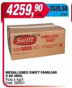 Maxiconsumo Medallones Swift Familiar oferta