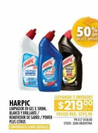 Harpic Limpiador En Gel