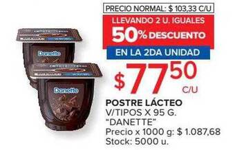 Carrefour Postre Lácteo V-tipos oferta
