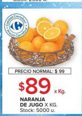 Carrefour Market Naranja De Jugo oferta