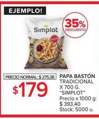 Carrefour Papa Bastón Tradicional oferta