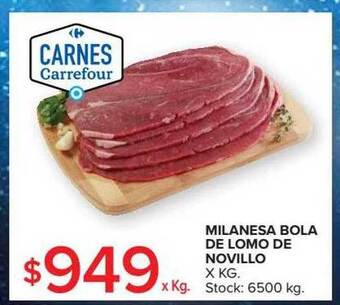 Carrefour Market Milanesa Bola De Lomo De Novillo oferta