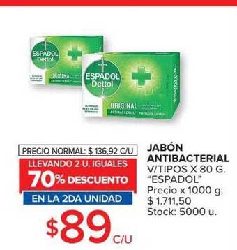 Carrefour Market Jabón Antibacterial V-tipos oferta