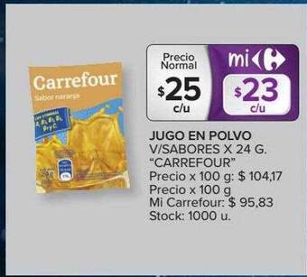 Carrefour Market Jugo En Polvo oferta