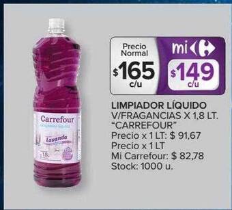 Carrefour Market Limpiador Líquido V-fragancias oferta