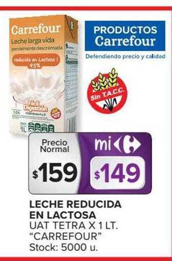 Carrefour Market Leche Reducida En Lactosa Uat Tetra oferta