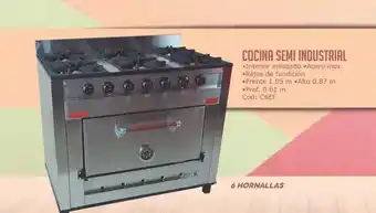Cuotas del Sur Cocina Semi Industrial oferta
