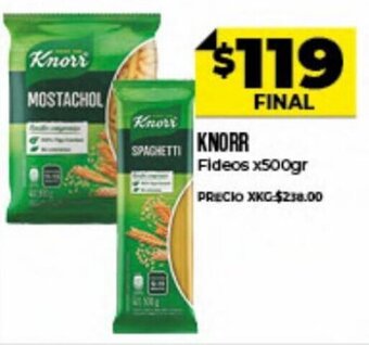 Supermayorista Vital Knorr Fideos x 500 gr oferta