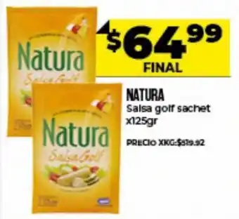 Supermayorista Vital Natura Salsa golf sachet x 125gr oferta