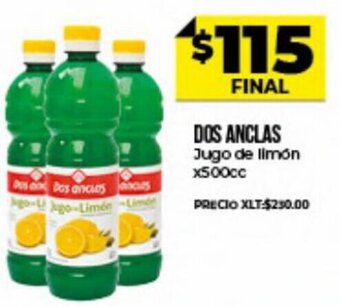 Supermayorista Vital Dos Anclas Jugo de limón x500cc oferta