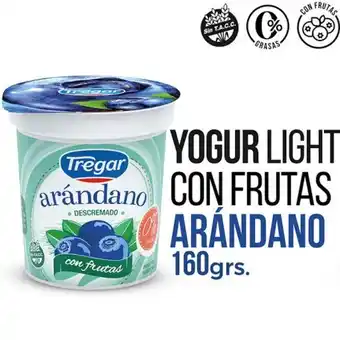 Josimar Yogur descremado con arandanos fortificado tregar 160 gr oferta