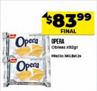 Supermayorista Vital Opera Obleas x 92gr oferta