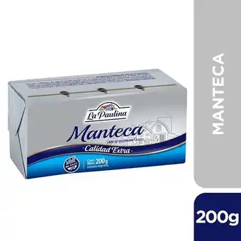 Manteca la paulina 200 g.