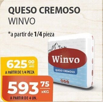 El Milagro Mayorista Winvo Queso Cremoso oferta