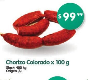Supermercados Buenos Días Chorizo Colorado x 100g oferta