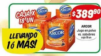 Almacor Arcor Jugo En Polvo Vs. Sabores oferta