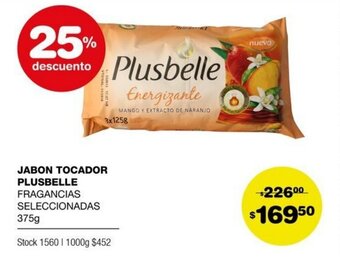 Atomo Conviene Plusbelle Jabon Tocador 375 g oferta