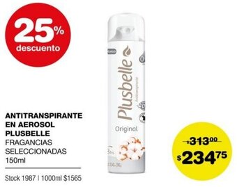 Atomo Conviene Plusbelle Antitranspirante En Aerosol 150 ml oferta