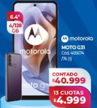 Naldo Lombardi motorola Moto G31 6.4'' 4/128 GB oferta