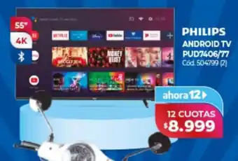 Naldo Lombardi Philips Android TV PUD7406/77 55'' oferta