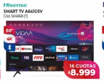 Naldo Lombardi Hisense Smart TV A641GSV 50'' oferta