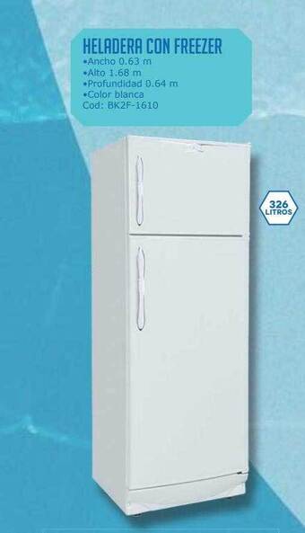 Cuotas del Sur Heladera Con Freezer oferta