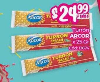 Diarco Turrón Arcor oferta