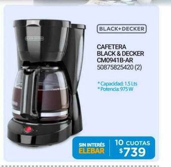 Punto Blu Cafetera Black&decker Cm0941b-ar oferta