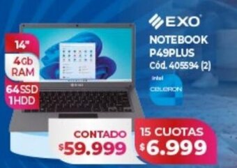 Naldo Lombardi Exo Notebook P49plus oferta
