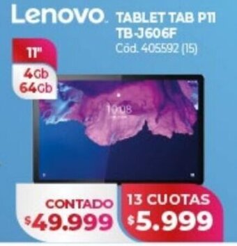 Naldo Lombardi Lenovo Tablet Tab P11 TB-J606F oferta
