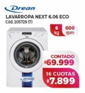 Naldo Lombardi Drean Lavarropa Next 6.06 Eco oferta
