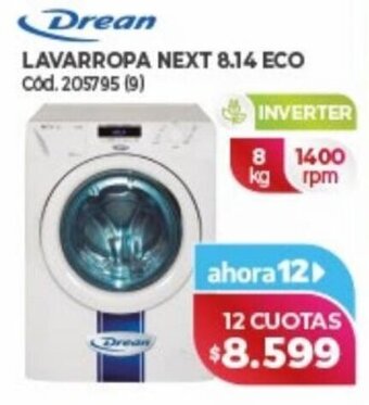 Naldo Lombardi Drean Lavarropa Next 8.14 Eco oferta