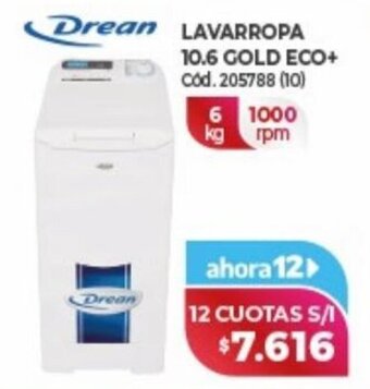 Naldo Lombardi Drean Lavarropa 10.6 Gold Eco+ oferta