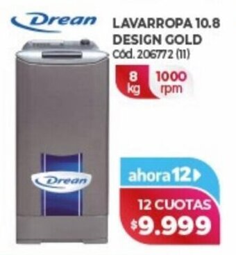 Naldo Lombardi Drean Lavarropa 10.8 Design Gold oferta