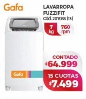 Naldo Lombardi Gafa Lavarropa Fuzzifit oferta