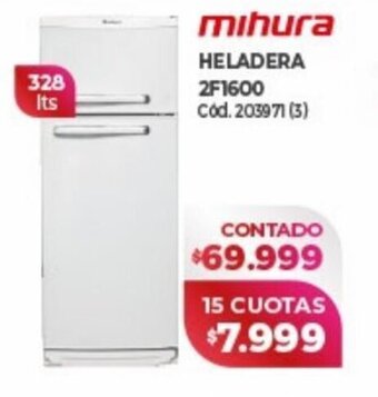 Naldo Lombardi mihura Heladera 2F1600 oferta