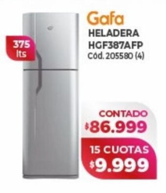 Naldo Lombardi Gafa Heladera HGF387AFP oferta