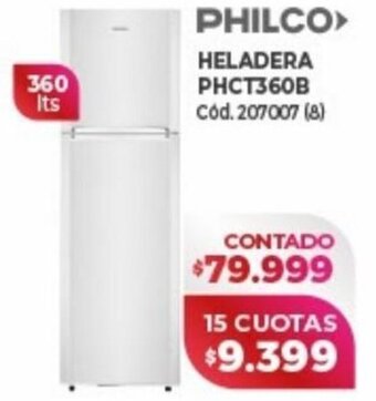 Naldo Lombardi Philco Heladera PHCT360B oferta