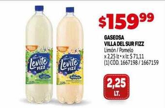 Makro Gaseosa Villa Del Sur Fizz oferta