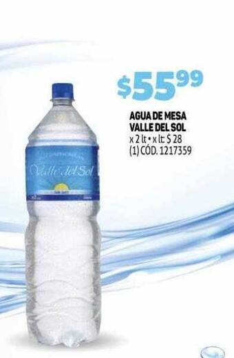 Makro Agua De Mesa Valle Del Sol oferta