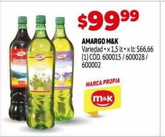 Makro Amargo M&k oferta